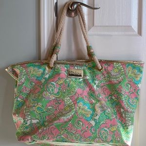 Lily Pulitzer Summer Tote Bag Beach